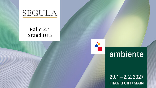 SEGULA GmbH ist auf der Messe ambiente 2027 in Frankfurt mit dabei | Halle 3.1, Stand D15