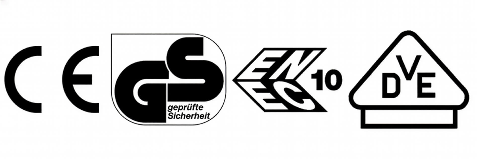 Kenn- und Prüfzeichen