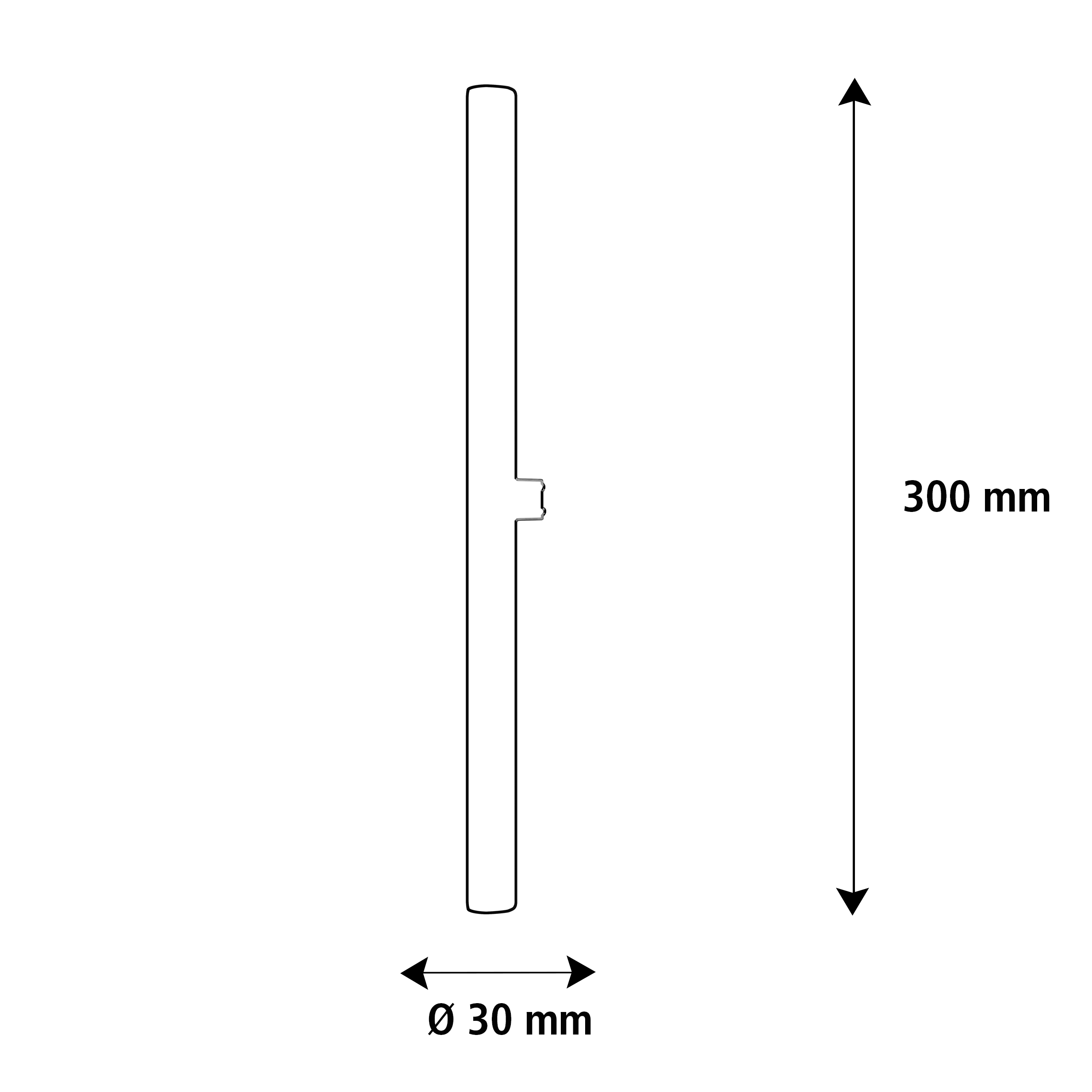 LED Linienlampe 300mm | gold SEGULA