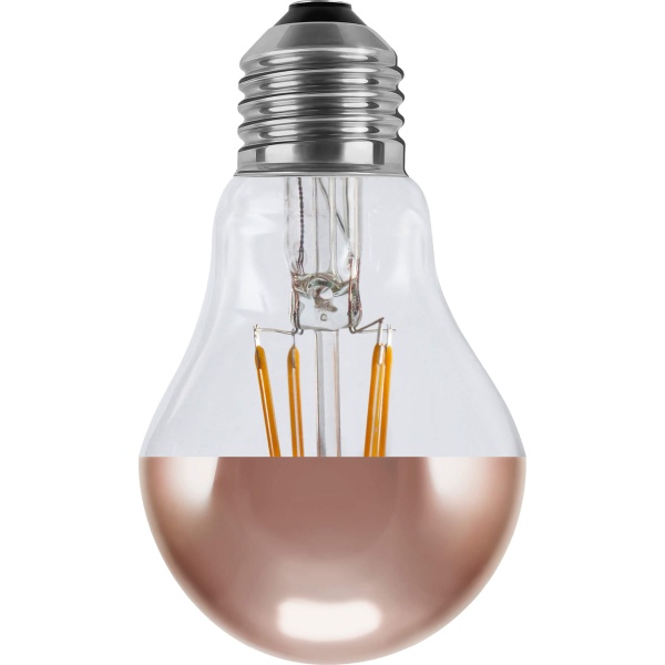 LED Glühlampe 24 V Spiegelkopf kupfer, Ambient Dimming, E27, 55877