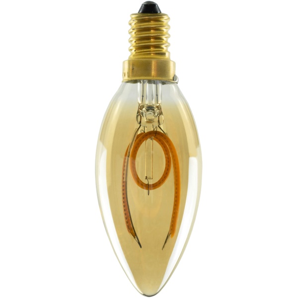 LED Kerze Soft gold E14, 50631