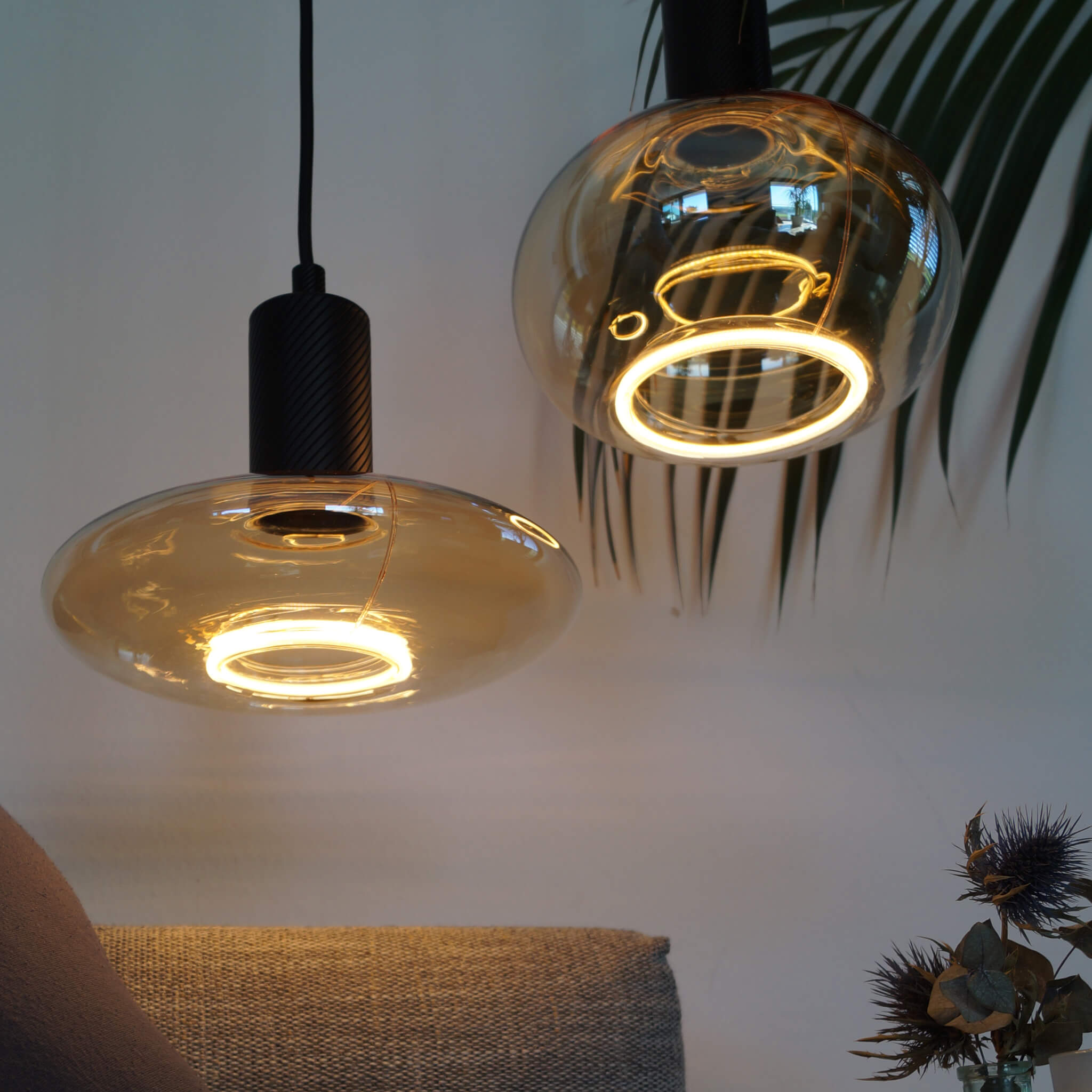 LED Floating Ufo 220 smokey grau | SEGULA