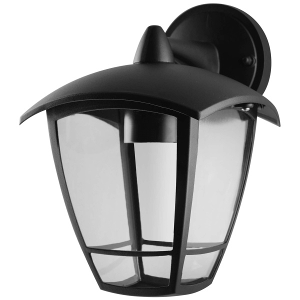 Außenleuchte, Wandleuchte, ANTIQUE down black, schwarz, E27, 80412