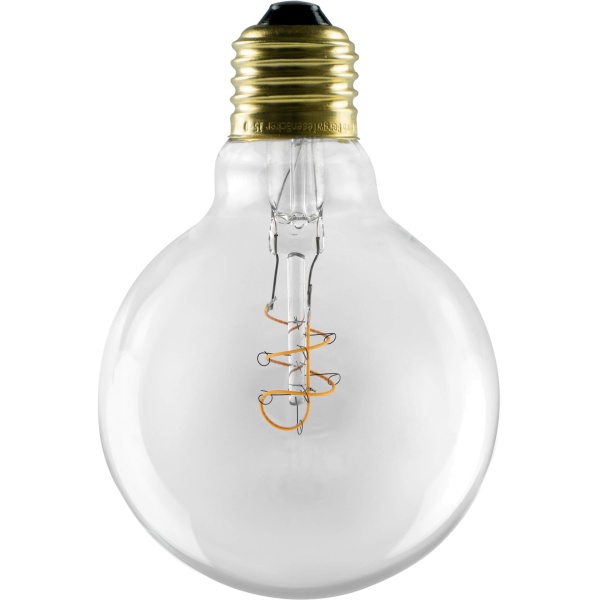 LED Globe 80 klar 2200K