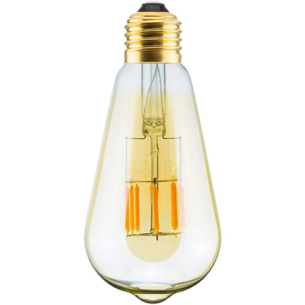 LED Rustika gold 24 V, E27, 55770