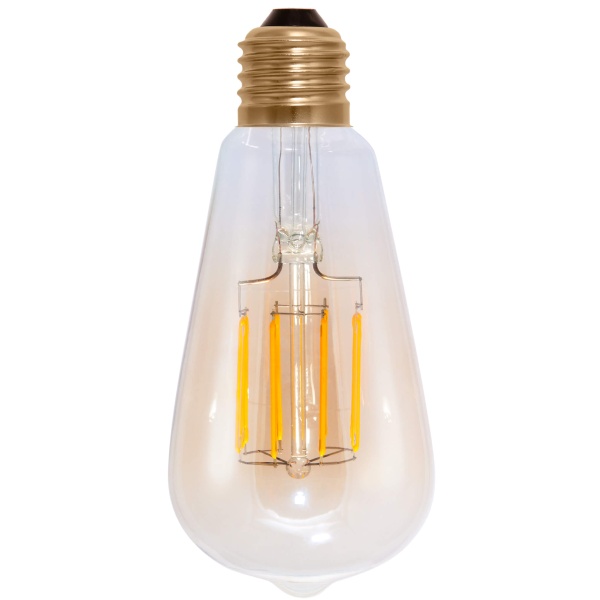 LED Rustika golden 2200 K E27, 55276