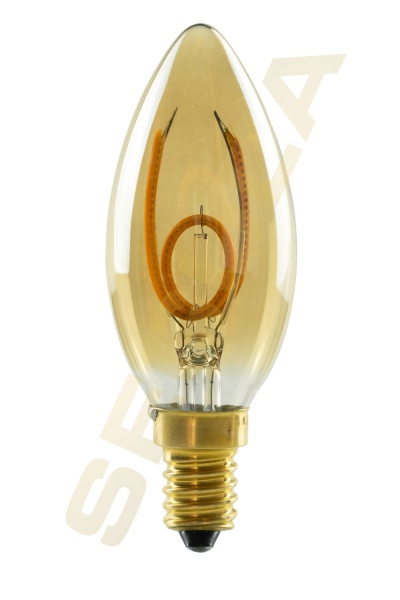 LED Kerze Soft gold E14, 50631