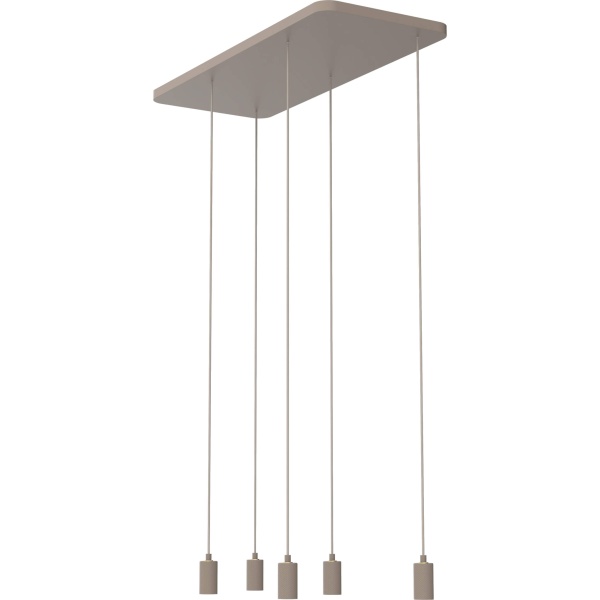 Pendelleuchte Sandy, 5er, desert sand, E27, 70686