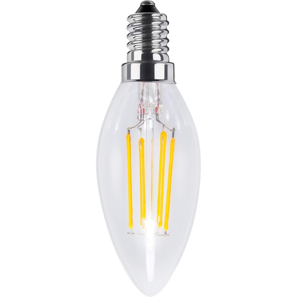 LED Kerze klar E14, 2700 K, 55313