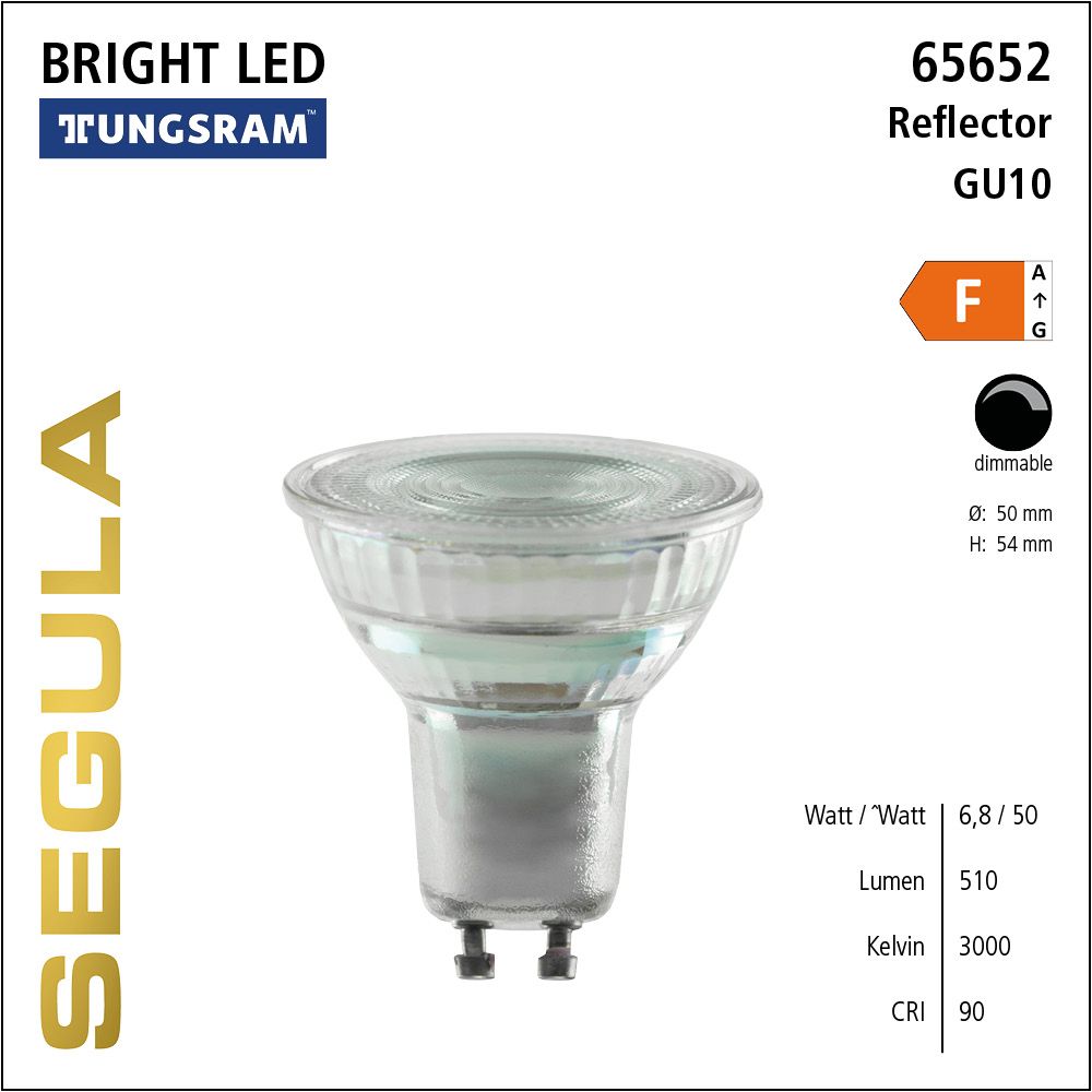 LED Leuchtmittel, Reflector, GU10, dimbare LED, Tungsram, Bright Line Lampe, warmweiß