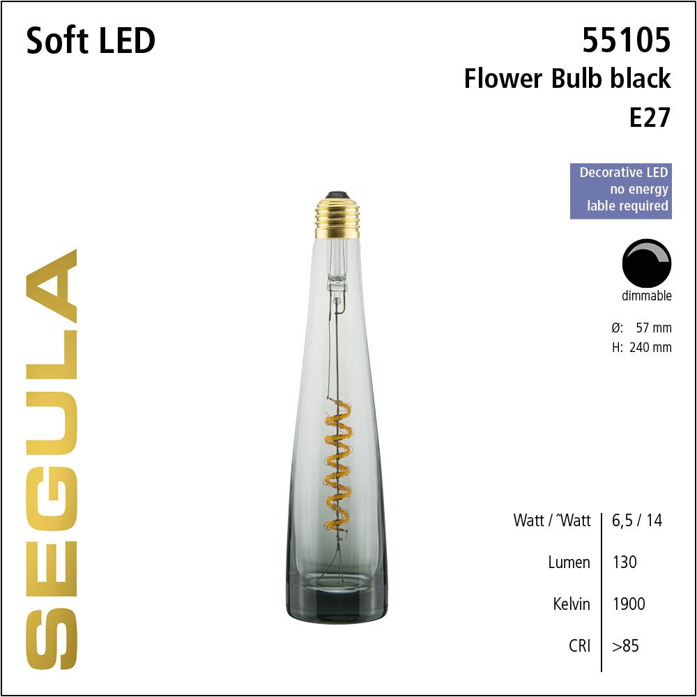 LED Leuchtmittel, dimmbar, Lampe Vase, Filament, Soft Filament, warmweiß, Flaschenform