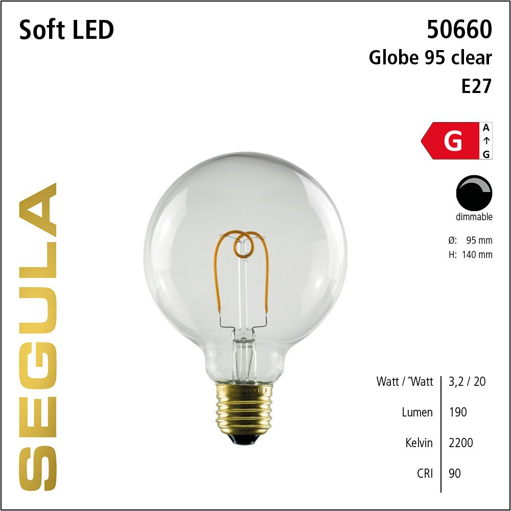 LED Leuchtmittel, Long Tube, Soft Globe, E27, dimmbare LED, Retrofit Lampe, warmweiß, klar, Retrofit