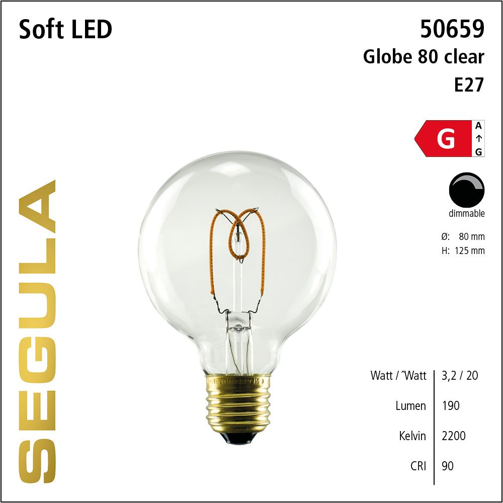 LED Leuchtmittel, Long Tube, Soft Globe, E27, dimmbare LED, Retrofit Lampe, warmweiß, klar, Retrofit