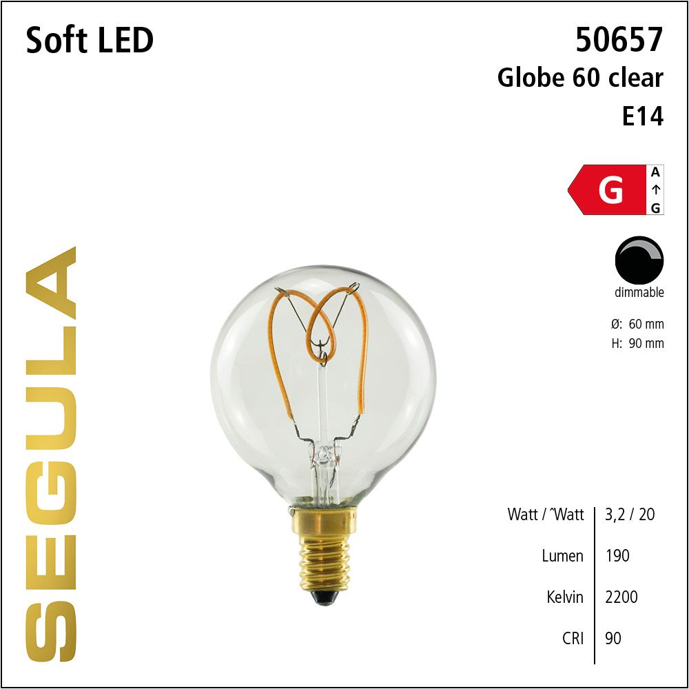 LED Leuchtmittel, Long Tube, Soft Globe, E27, dimmbare LED, Retrofit Lampe, warmweiß, klar