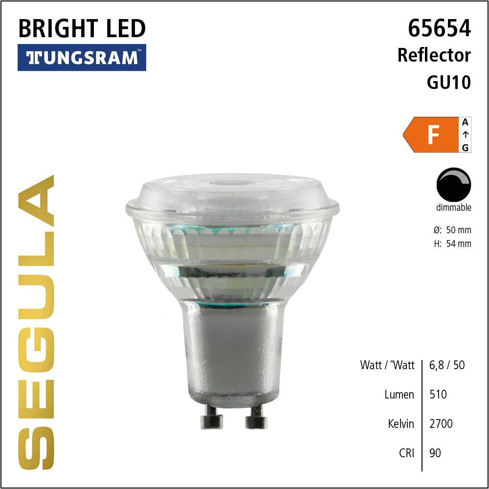 LED Leuchtmittel, Reflector, GU10, dimbare LED, Tungsram, Bright Line Lampe, warmweiß