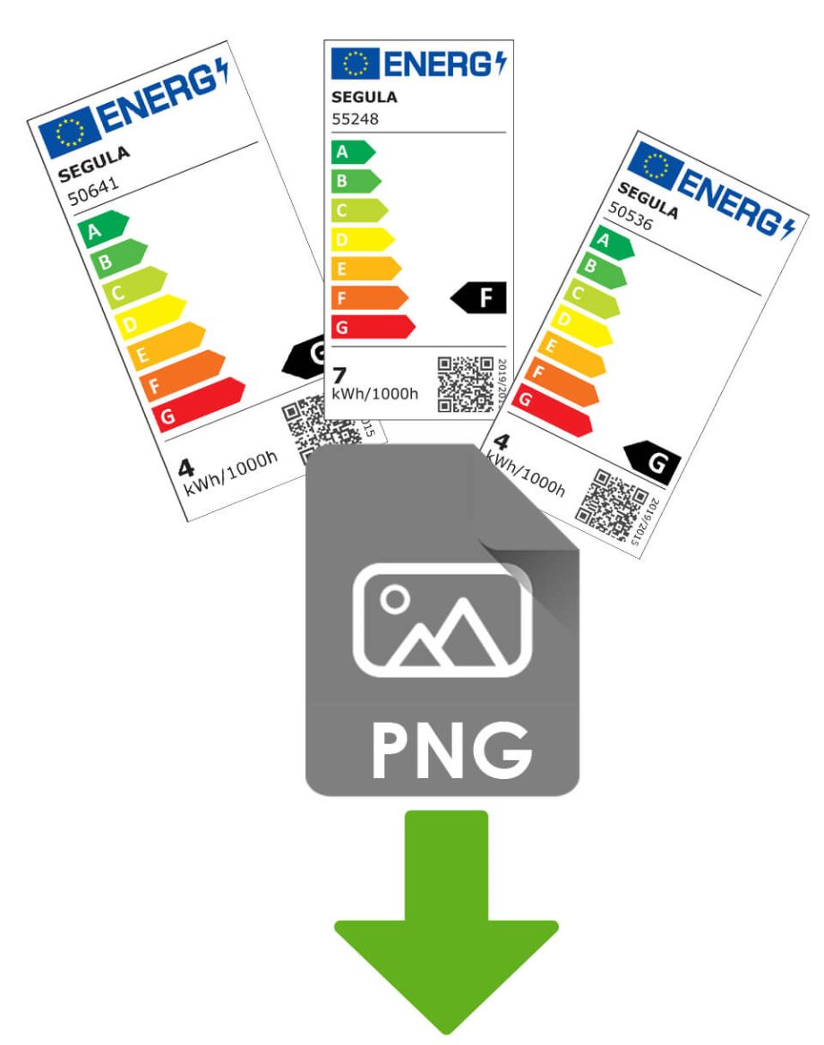 Energielabel, LED Energielabel, Energieeffizienzklassen, Energieeffizienz Segula LED, SEGULA LED Energielabel