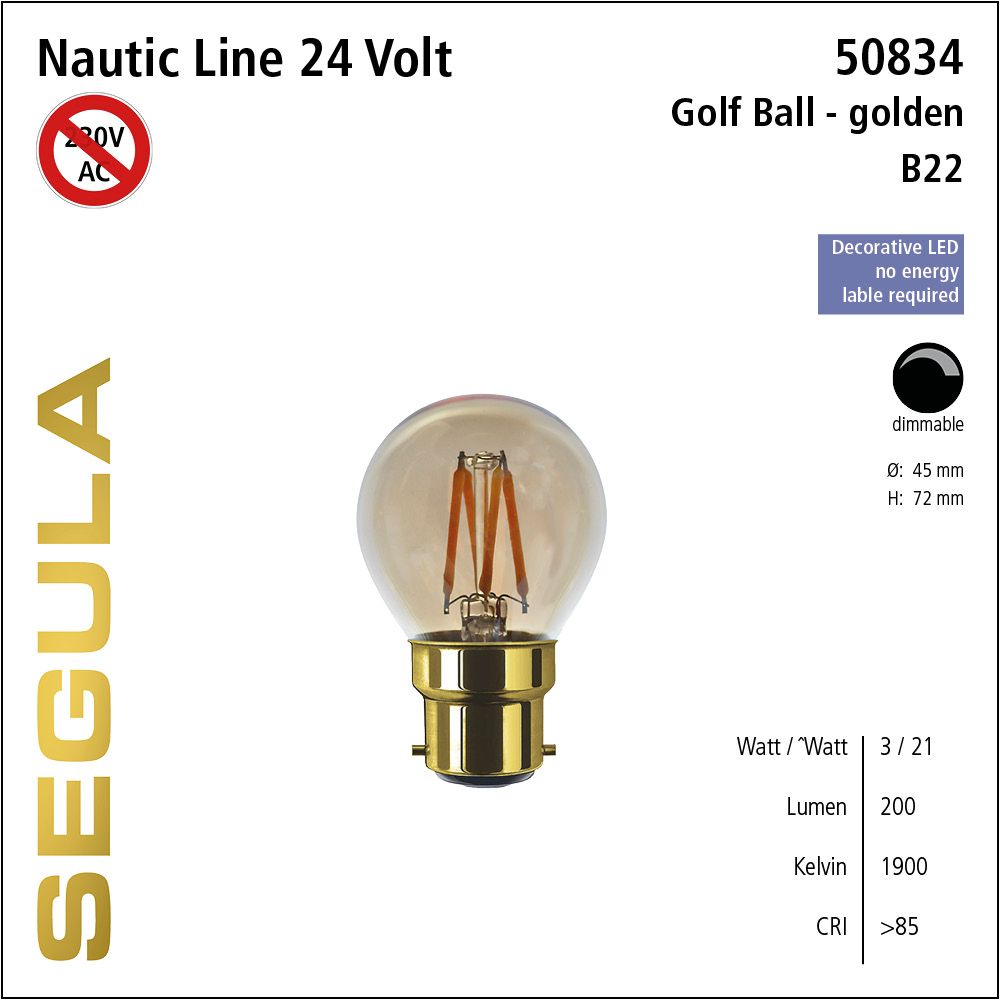 led, leuchtmittel, dimmbar, 24 Volt, golfball, warmweiss