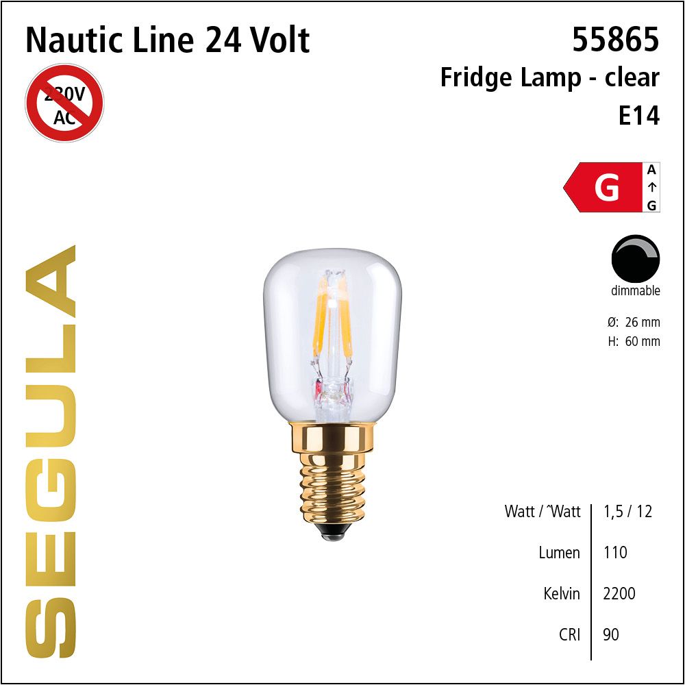 led, leuchtmittel, dimmbar, 24volt, e14, kuehlschranklicht,warmweiss