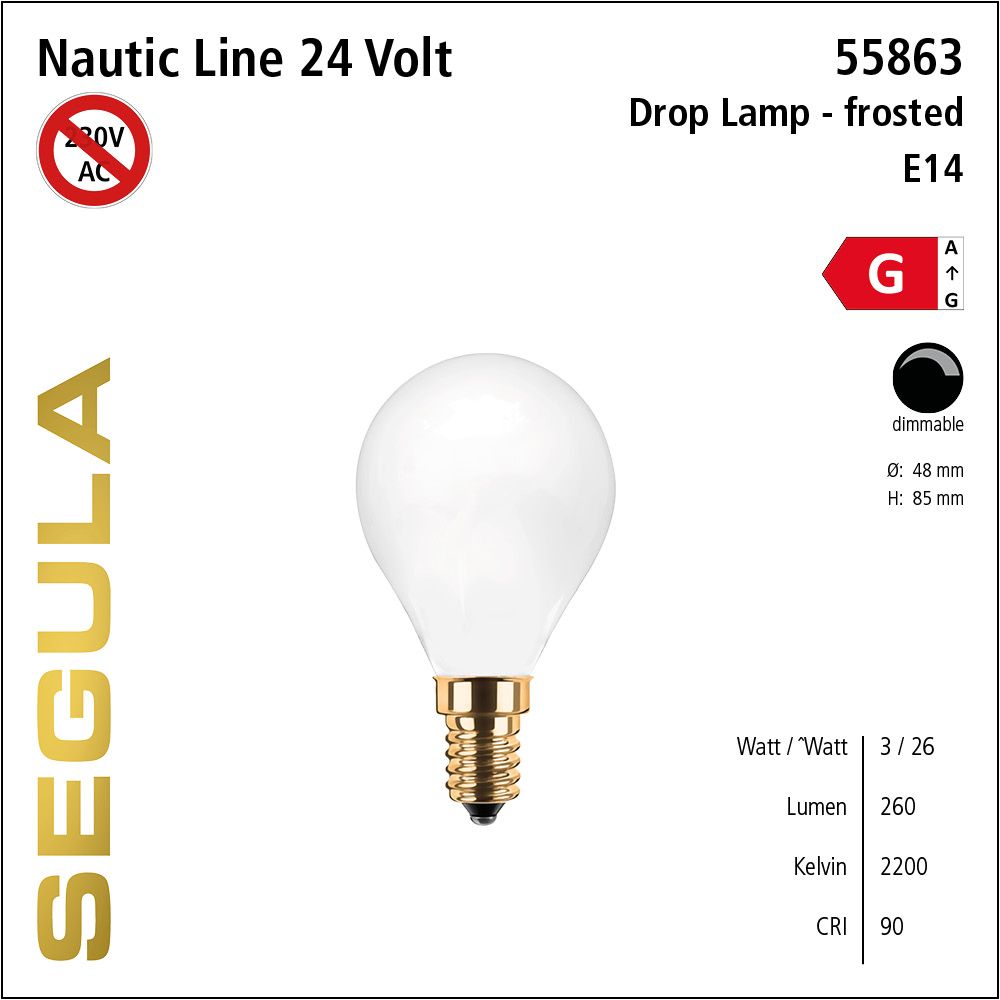 led, Leuchtmittel, Lampe, dimmbar, 24 Volt, warmweiss