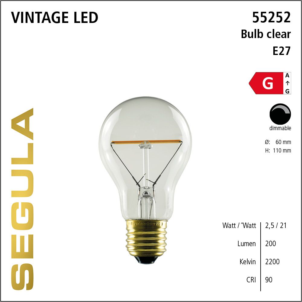 LED Leuchtmittel, Bulb Balance, E27, dimmbare LED, Retrofit Lampe, warmweiß, clear