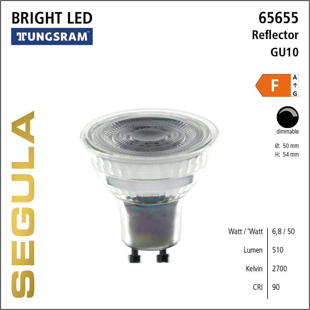 LED Leuchtmittel, Reflector, GU10, dimbare LED, Tungsram, Bright Line Lampe, warmweiß