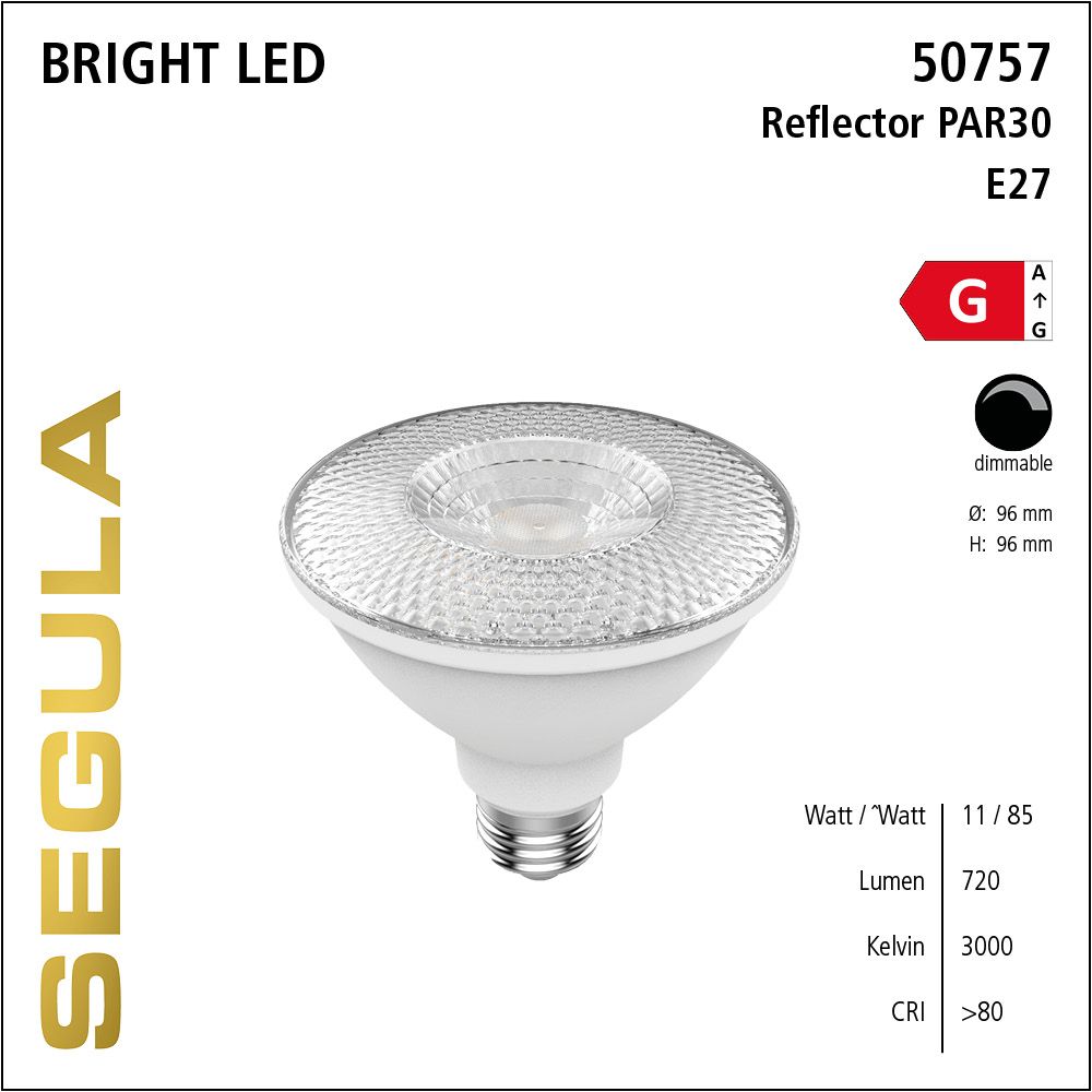 LED Leuchtmittel, Reflector, E27, dimmbare LED, Bright Line Lampe, PAR30 frosted