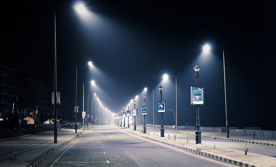 Dämmerung, Straßenbeleuchtung, Richtlinien der CIE