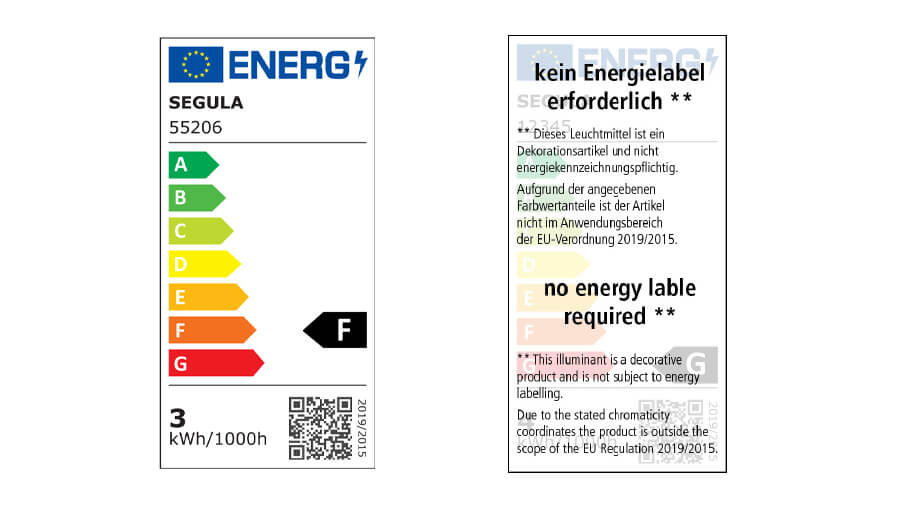 Energieklassen, Energie Effizienz LED, LED effizient, sparsame LED, Energielabel EU, EU Label